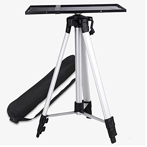 hanxiaoyishop Support de Projecteur Projecteur Montez Le trépied Trépied Stand Stand Ordinateur Trépied Trépied Pliage Trépied Tripode Hauteur réglable de 20,9 à 53,5 Pouces Support pour Projecteur