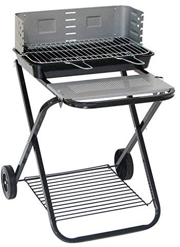 Samnuerly Grill Holzkohlegrill Herd Portable Home Outdoor Camping Picknicks Grill Edelstahlgewebe Antihaft-Tablett