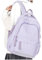 WEPLAN Mochilas Escolares Adolescentes Mochila Instituto Chica Juveniles con Puerto de Carga USB Mochilas tipo Casual Impermeable Mochila Portatil 14 Pulgadas Escolar Viaje Trabajo,Púrpura