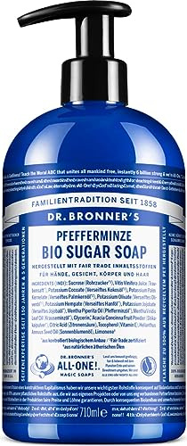 Dr. Bronner's Bio Sugar Seife Pfefferminze, 710 ml