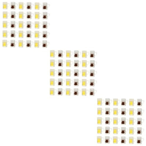 ibasenice 90stücke Miniatur Bierbecher Teiliges Resin Zubehör Für Puppenhäuser Bastelprojekte Realistische Bier Modelle Für Maßstab Vielseitig Einsetzbar Für Kreative Dekorationen