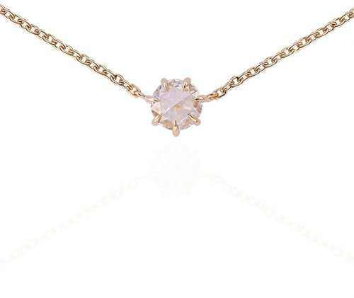 Epinki 18 Karat Gelbgold Halskette Echte Goldschmuck, Klassiker Anhänger Halskette mit Moissanit, Au 750 Statement Kette Modeschmuck