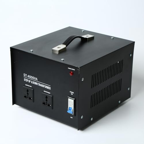 Transformador de Potencia, Transformador Elevador de 220V a 110V, convertidor de Voltaje de 110v a 220v, Listo para Usar, múltiples mecanismos de protección, 500w,4000w