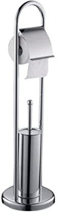 Escobilla WC Escobillas De Baño Y Soportes Juego De Escobillas De Baño De Acero Cromado Y Portarrollos De Papel Juego De Escobillas De Baño De Acero Inoxidable Escobilla de Baño