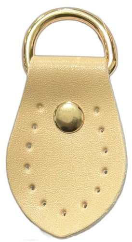 Whakano 2 Stück Leder-D-Ringe,Taschenverschluss Lederriemen mit D-Ring,Schnalle Lederschnallen mit Ösen,DIY Nähen Taschenzubehör,Handtaschenzubehör,Lederschnallen für Schultergurt,Aprikose