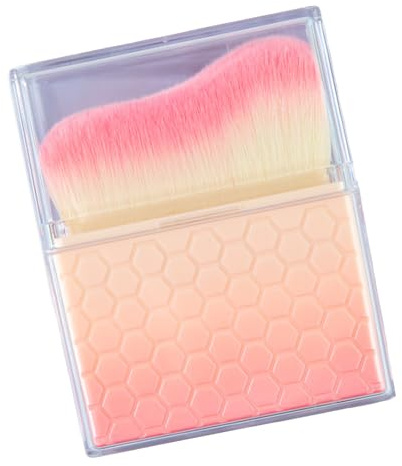 Pinceau de maquillage pratique en fibre synthétique, accessoires de maquillage à tête plate inclinée pour une application précise