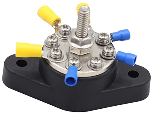 OSALADI 1satz Verteilungsblock Mit Edelstahl Anschlüssen Für Auto Boot Und Rv Rostfrei Und Installieren Optimale Lösung Für Stromverteilung