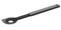 Woll Cook-It, Lochlöffel, mit angehobenem Funktionskopf, 6 cm breit, 32.5 cm lang, grau, Hitzebeständig bis 220°, Spülmaschinenfest