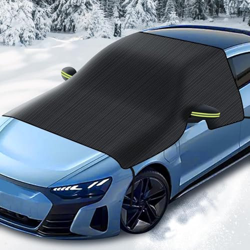 YCPHR Auto Windschutzscheiben Abdeckung für Transporter (T6.1) Kombi Crew Van 2019-2022 2023 2024 2025, Wasserdicht Faltbar Scheibenabdeckung, Autoabdeckung Eisschutzfolie Winter