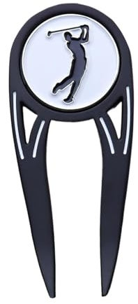 Tktouci Golf-Pitchgabel-Reparaturwerkzeug, magnetisches Reparaturwerkzeug, Pitchgabel-Marker – Ausrichtung, grüne Rasengabel, Putting Pitchgabel für Golfer
