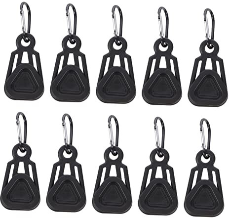 KOMBIUDA 10juegos Clip De Fijación para Tienda De Campaña Clips para Lona Abrazaderas para Lona para Fijar Toldos De Camping Al Aire con Ganchos