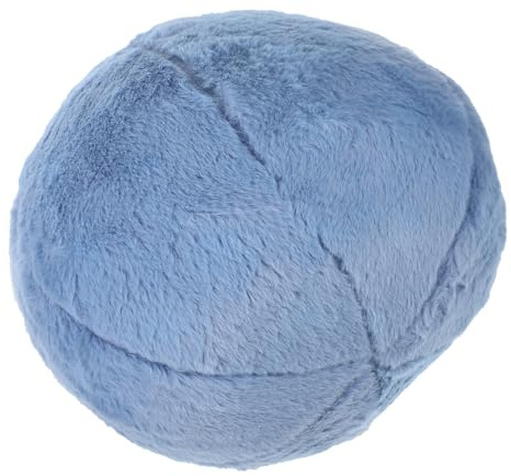 ULTECHNOVO Almohada de Bola de Peluche Azul Relleno Suave, Cojín Redondo Acogedor, para Sofá, Dormitorio y Decoración del Hogar, Cojín Decorativo Multiuso