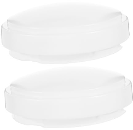 GETAJGHSD 2Pezzi Paralume Lampada Soffitto in Plastica Copertura Elegante per Illuminazione Cucina Bagno e Balcone Facile Installazione con Vite Resistente Versatile