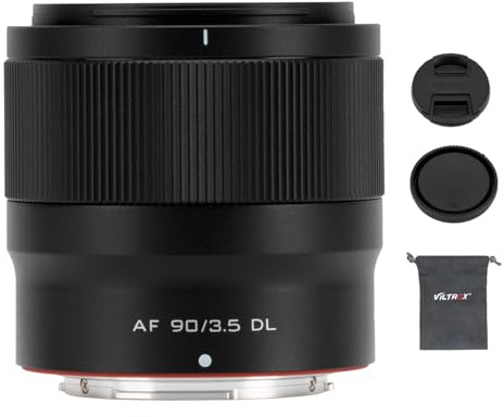 VILTROX AF 90mm F3.5 f/3.5 DL Mount Full Frame Auto Focus Lens,Medium Telephoto 8K Clarity Lens for DJI DL Ecosystem Inspire 3,Ronin 4D,Zenmuse X9-8K Air Gimbal Aerial Camera