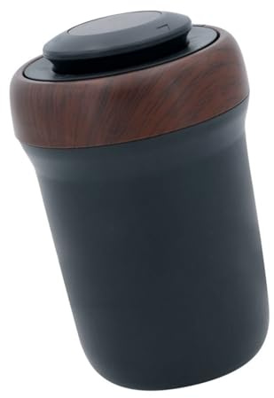 Cendrier de Voiture avec Briquet, Modèle Portable avec Lumière | Abs et Acier Inoxydable, Détachable pour Nettoyage Facile, Usage Voiture et Maison