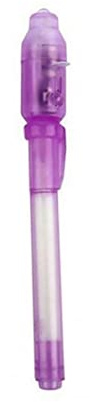 Ngbbby Unsichtbarer Tintenstift, magischer Sicherheitsmarkierungsstift mit UV-Taschenlampe für geheime Nachrichten, mit UV-Licht