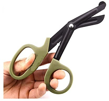 Schere Outdoor Tactical Geart Pocket Tool Sanitäter Medizinische Notfallschere Verbandschneider/zufällige Farbe