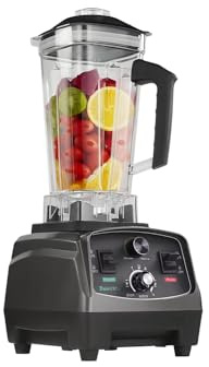 3HP 2200W Heavy Duty Commercial Grade Timer Blender Mixer Juicer, 2L BPA Free Jar, Food Processor for Ice Smoothies