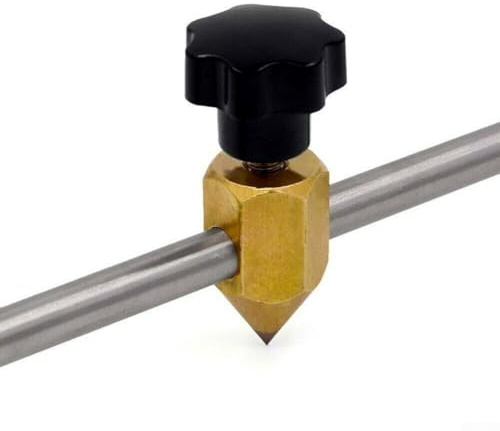 Besttoolifes Plasmaschneider, Kreisschneider-Führungsführung mit Messing-Führungsrad für PT31 und LGK40, kompatibel für Compass-Schneidbrenner-Zubehör, Metallbearbeitung rund