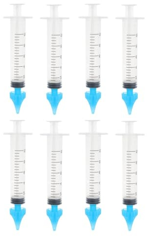 GATHINESS Irrigateur D'oreilles Portable en Plastique 10ml pour Nettoyage Oreille Précis et Sûr, Kit 4 Sets pour Élimination Cérumen à Domicile Facile
