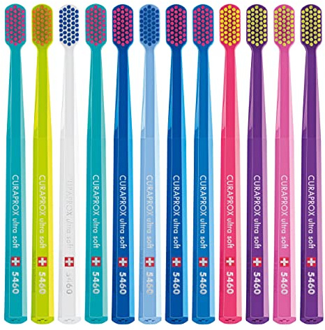 Curaprox 5460 Ultrasoft Zahnbürste, 12 Stück