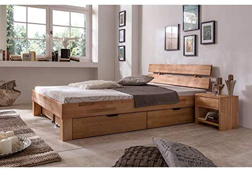 Elfo Bett Futonbett Jule Kernbuche geölt 180x200cm NEU/OVP