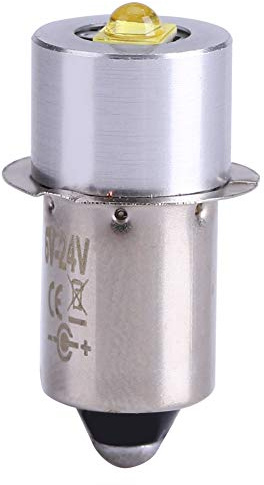 Ampoule de lampe de poche LED l'ampoule de poche 5W 6-24V P13.5S Pièce de rechange pour ampoule haute puissance Kit LED torche Outillage Lampe Kit conversion Lampe de travail Remp