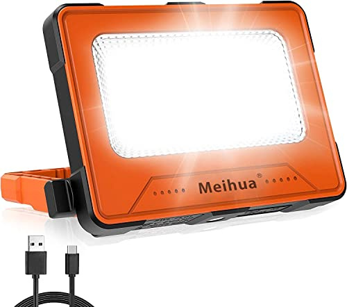 Work Light Camping Lantern Rechargeable 3000LM Camping Portable Floodlight | Super Bright Solar Emergency Led Lantern,3 Colors,USB Solar 10000mAh Battery Power Bank for Tent Car Repairing Hiking Fishing