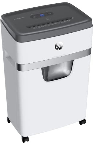 HP OneShred 18CC distruggi documenti Taglio a particelle 65 dB 22 cm Bianco, Nero (HP OneShred 18CC, Cross-Cut shredder)