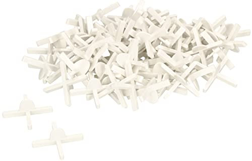 KOTARBAU® Crucetas para juntas 3 mm, 70 UNIDADES, Distanciadores de plástico, Espaciadores de baldosas para lechadas, Cruces para colocar azulejos, Clips