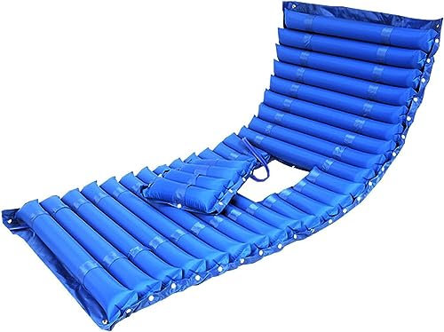 SPUZZO Luftauflage for Dekubitus, Wechseldruckmatratze zur Behandlung von Dekubitus, passend for Standard-Krankenhausbetten und Lange liegende Personen