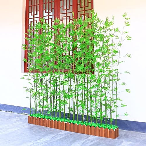 KAYEF 1 m (3,3 Fuß) ~ 1,8 m (5,9 Fuß) künstliche Bambuspflanze, Geschäft, Garten, Hof, Esstisch, Outdoor-/Innendekoration, Kunststoff-Kunstbäume (Farbe: 10 Stück, Größe: 1,3 (4,3 Fuß))