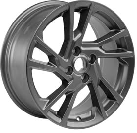Original Ford Fiesta 2021-Aktuell Leichtmetallrad 17 5 x 2-Speichen-Design, Magnetite, glanzgedreht