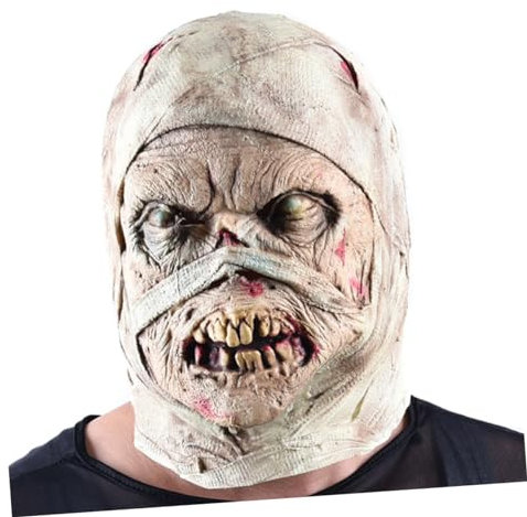 Cabilock 1Stk Zombie beängstigend voller Kopf -Horror Halloween-Geist-Schädel Grusel halloween geschenke halloween assecoires Universal- schmücken