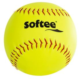 Röd skum basebollträ med boll