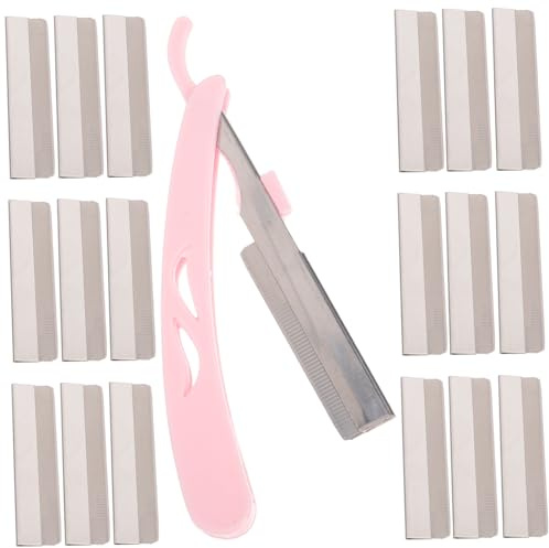 FRCOLOR 1satz Edelstahl Augenbrauen Trimmer Falten Augenbrauenrasierer Für Präzise Gesichts Und Augenbrauenpflege Sicheres Makeup Werkzeug Bunten Farben