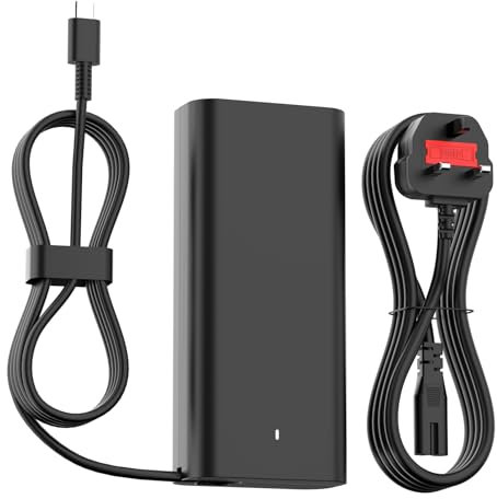 65W USB C Laptop Charger Compatible with Dell Latitude 5540 5420 7400 5440 7440 5520 7420 5430 7390 7320 5530 7430 7340 5320 7410 XPS 13 9350 9360 9370 9380 Chromebook 3100 Type C Power Supply Adapter