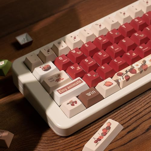 152 Tasten PBT Custom Keycaps Dye Sub Cherry Profile Tastenkappen | Fit für 61/64/87/104/108 Cherry Mx Schalter ISO ANSI Mechanische Tastatur