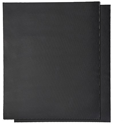 HAOHIZE Tapis de Cuisson en Fibre de Verre, Tapis de Rôtir Rectangulaire Noir, Antiadhésif, Réutilisable, Adaptable à tous les Grils et Fours, Sûr jusqu'à 500°F, Lavable en Lave-vaisselle