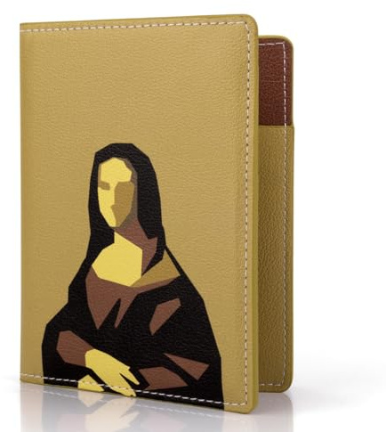 Lychii Reisepass Hülle, Schlankes Leder Passport Hülle, Reisedokumente Organizer für Kreditkarten, Ausweis und Reisedokumente, Reisepasshülle Personalisiert für Damen Herren