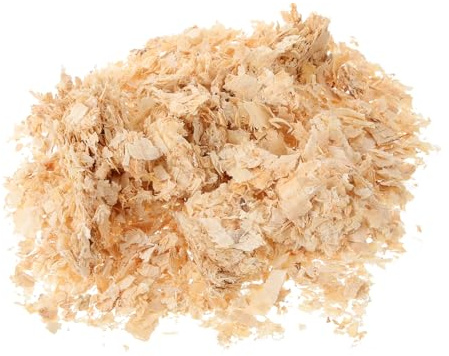 BESPORTBLE Small Animal Bedding Wood Chips Odor Absorbent Sawdust for Hamsters Hedgehogs and Small Pets 500g Deodorization Chips Ideal Bedding Material for Small Animals