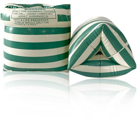 LUMOOM Aufblasbare Schwimmflügel, Schwimmarmbänder zum Schwimmen Lernen, Pool-Schwimmhilfe, Schwimmbadzubehör mit Doppelairbag für Strand-Outdoor-Wassersport, Schwimmarmringe für Kleinkinder (Blau)