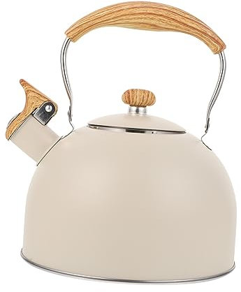 ULTECHNOVO Bouilloire Sifflante Pratique Avec Manche Pour Maison Compatible Cuisinières à Gaz Et Induction