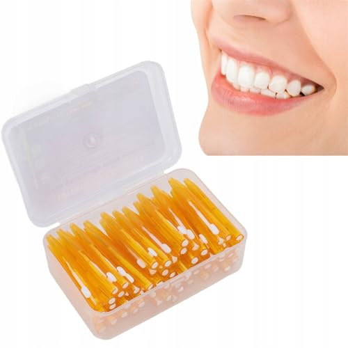 Set di 60 spazzole interdentali retrattili, strumenti per l'igiene orale, spazzole dentali con setole morbide, spazzole per la pulizia orale, detergenti interdentali facili da usare per l'igiene orale