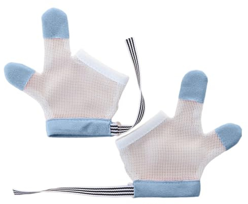 Thumb Sucking Guard - Adjustable Bite Resistant Finger Cover 1 Pair, Breathable Design | Finger Sucking Stop Tool for Habit, Training & Comfort Safety Sets Accessories
