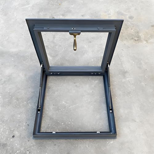 Lucernari personalizzabili, finestre per tetti, finestra per illuminazione sotterranea, finestra per tetti di uscita, con telaio in lega di alluminio(Frame L*W 95 * 65cm/37.4 * 25.6in)