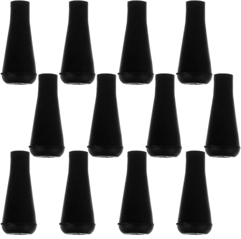 VICASKY 12 Punte di Freccia Morbide in Gomma Nera, Punte da Caccia Smussate per Tiro L’Arco, Set da 12 Pezzi per Allenamento Sicuro e Giochi all’Aperto e Indoor
