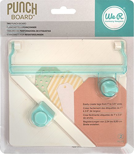 We R Memory Keepers Tag Punchboard, Multicolore, 1