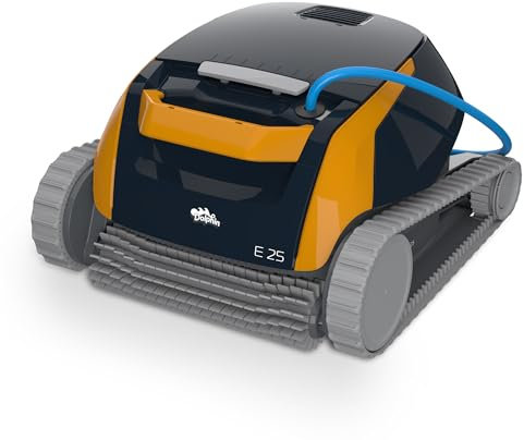 Dolphin E25 Automatischer Poolreiniger Poolroboter mit Kabel - Boden und Wandreinigung - Energieeinsparung, Eingelassene Pools bis zu 10 m