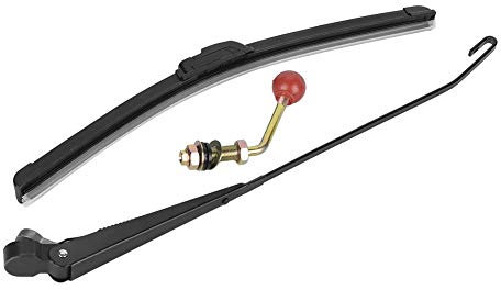 Suuonee Scheibenwischer, Auto Auto Universal Manuelle Scheibenwischer Set Fit für UTV Ersatzteil